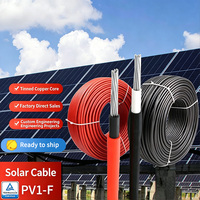 PV-Solarkabel 1000V/1500V Verzinntes Kupfer 2,5-10mm², Solarpanel/Wechselrichter-Verkabelung, TÜV/CE/IEC-Zertifiziert