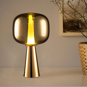 <span class=keywords><strong>Lampada</strong></span> da Comodino Contemporanea Art Deco Personalizzata con LED, <span class=keywords><strong>Lampada</strong></span> di Lusso Bianca per Camera da Letto - Product Image 4