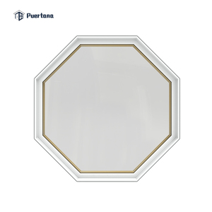 Puertana half moon hexagon patio <strong>octagon</strong> <strong>window</strong> aluminum alloy stainless steel aluminum <strong></strong> window swing - Product Image 3