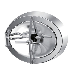 Escotilla Ovalada Sanitaria <span class=keywords><strong>de</strong></span> Acero Inoxidable SS316L con Borde Biselado - Product Image 1