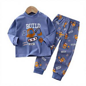 Conjunto de Pantalones y Sudadera con Capucha de Algodón Transpirable de Alta Calidad para Niños y Niñas, Temporada de Primavera, Traje Deportivo Ligero y Suave al Tacto - Product Image 1