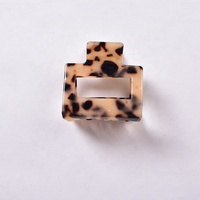Style coréen Offre Spéciale Taille Moyenne Tortue Et Motif Léopard Acrylique Et D'acide Acétique Et Griffe De Cheveux En Résine Pour Femme