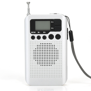 Custom Mini <b>Pocket</b> AM FM Portable Radio Digital Display with Preset Buttons and Lanyard for Daily Use and Outdoor Activities - Product Image 4