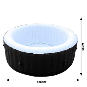 <span class=keywords><strong>Jacuzzi</strong></span> Inflable Portátil de Diseño Moderno para Exteriores con 130 Chorros Relajantes y Función de Masaje - Product Image 3