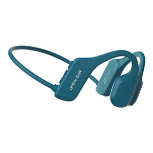 Boyun bandı ses Stereo kulak kancası Bluetooth su geçirmez Bt kablosuz spor kemik iletimli kulaklık kulaklık kulaklık