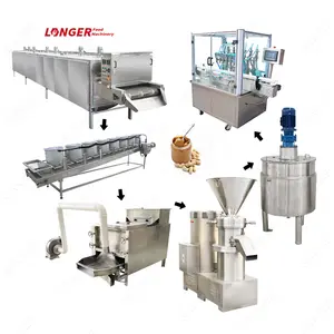 Jms-130 Stainless Steel Peanut Sauce Maker The Big Peanut Butter Making Machine in Industry