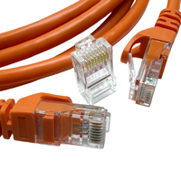 Conector RJ45 de paso 8P8C de alta velocidad para cable Ethernet Cat6a Cat7 SFTP FTP UTP enchufe Modular chapado en oro