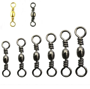 Eslabones Giratorios de Pesca de Latón de Alta Calidad con Mosquetón de Seguridad, Resistentes a 4KG-90kg, Tamaño 14-4/0 - Product Image 3