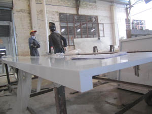 <span class=keywords><strong>ราคา</strong></span>เคาน์เตอร์ควอตซ์สีขาวขัดเงาต่อตารางฟุต - Product Image 4