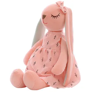 New Ctgyp Low Price Cute Cartoon Long Ears Rabbit Rabbit Sleeping Suitable For Gifts Beautiful Stich Plush Toy 2024