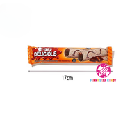 Golosinas dulce crujiente leche Chocolate sabor sándwich inflado rollo fibra trigo oblea galleta palo postre aperitivo