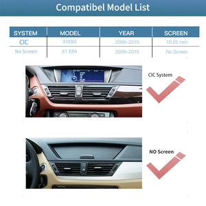 เครื่องเล่นมัลติมีเดียสำหรับรถยนต์ Apple Linux CarPlay แอนดรอยด์ไร้สายสำหรับ X1หน้าจอ BMW E84 CIC ระบบนำทางวิดีโอการเล่นวิทยุในรถยนต์ I DRIVE - Product Image 2