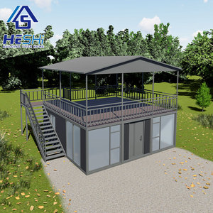 บ้านหรูแบบพกพาสำหรับวิลล่า5ห้องนอนบ้าน20Ft 40Ft ขยายได้สร้างง่าย - Product Image 1