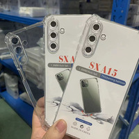 Coques de téléphone portable transparentes souples en TPU antichoc pour Samsung A12 M12 M127 F12 A125F A13 A14 A15 A16 A17