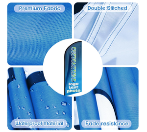 Banderas de Pluma Publicitarias de Metal Personalizadas para Exhibidores, para Agentes Inmobiliarios, Barberías y Negocios - Product Image 4