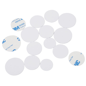 Không thấm nước dia25mm/30mm 13.56MHz/125Khz Sticker <span class=keywords><strong>NFC</strong></span> PVC tag Vòng <span class=keywords><strong>NFC</strong></span> Token tag RFID Coin tag với chất kết dính - Product Image 3