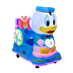 Children's toys electric obstacle swing car coin-operated swing duck car