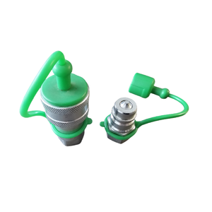 ISO7241-A 1/2 inch BSP hydraulische snelkoppeling met stofkappen voor graafmachines en hydraulische systemen - Product Image 2