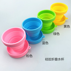 Cangkir teleskopik, cangkir silikon dapat dilipat perjalanan luar ruangan Multi gaya ramah lingkungan - Product Image 2