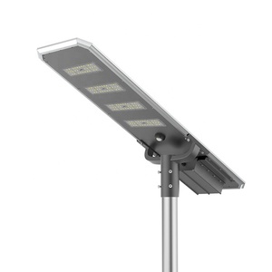 China Manufacture Guangdong Super Bright 100W <b>LED</b> Solar Street <b>Light</b> Battery 3000-6000K Color Temp IP66 for Road - Product Image 1