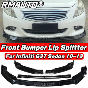 G37 Lip G25 Lip Carbon Fiber Front Bumper <b>Diffuser</b> Splitter Spoiler Lip Body Kit for Infiniti G25 G37 2004-2013 <b>Car</b> Accessories - Product Image 2