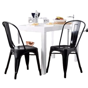 Silla de Comedor Apilable para Restaurante y Bar, Estilo <span class=keywords><strong>Vintage</strong></span> Tolix, Silla Metálica para Banquetes, Bodas y Fiestas, Muebles para el Hogar en Venta, Estilo <span class=keywords><strong>Industrial</strong></span> - Product Image 4