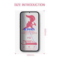 Vente en gros de réparation automatique TPU de protection d'écran de téléphone portable Films hydrogel pour machine de découpe