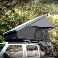 Tente de toit pour 2-3 personnes, imperméable, en aluminium rigide, avec interface USB