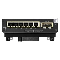 Module d'extension en cuivre Cisco Switch Catalyst IEM-3500-8T= 8 ports 1000BASE-T, extensible jusqu'à 19 ports au total, alimentation 6W, rail DIN