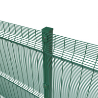 Clôture de sécurité en maille 358 anti-coupure et anti-escalade pour systèmes de clôture périmétrique de prisons et d'aéroports