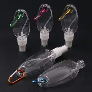 Nhà Máy Đóng Gói Treo Rõ Ràng PETG Spray Chai 60Ml 30Ml Lotion Container Tay Khử Trùng Keychain Chủ Chai Rỗng - Product Image 6