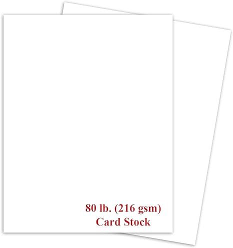 White Thick Paper Cardstock Premium 250g/300g/350g White Cardstock for Diy Printing Business Card