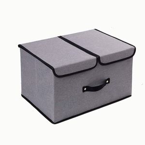 กล่องเก็บของผ้าไม่ทอแบบพับได้สำหรับเสื้อผ้า กล่องจัดระเบียบเก็บของ - Product Image 1
