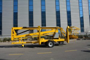 16m Teleskop-Hubarbeitsbühne Hydraulischer Personenlift Anhänger-Montierte Gelenkarbeitsbühne Preis - Product Image 3