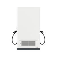 Chargeur de véhicule électrique combiné à un système photovoltaïque 261 kWh 125 kW, pistolets de charge CCS, station de recharge de voitures hors réseau, économique
