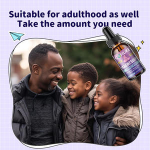 Échantillon gratuit OEM, complexe de magnésium liquide oral, vitamine L-théanine, améliore l'immunité, gouttes pour adultes, adolescents et enfants, 60 ml - Product Image 4