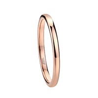 Paar Mode Trendy 2 4 6mm breit Multi Größen Wolfram karbid Stahl Fingerring Unisex für Frauen Rose Gold Plated