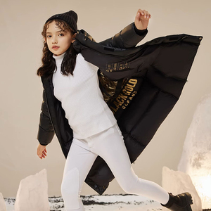 Hiver Noir Femmes <span class=keywords><strong>Doudoune</strong></span> Chaleur Épaissie <span class=keywords><strong>Doudoune</strong></span> Équestre Haute Qualité Long Manteau - Product Image 5