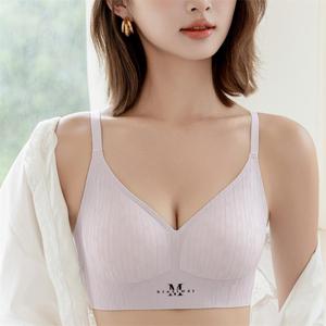 Soutien-gorge sans couture une pièce sans armatures pour femme, avec bande en gel, pour petites poitrines, effet push-up, bonnets fixes - Product Image 1