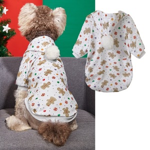 En Stock, Venta Caliente, Sudadera con Capucha para Perros Pequeños, Otoño Invierno, Poliéster, Estampado Floral, Ligera, para Navidad - Product Image 5