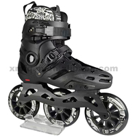 Patins à roulettes de slalom réglables à 3 roues Fengquan Custom Factory 2025, cadre en aluminium CNC, chaussures de patinage freestyle
