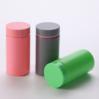 Flacon en plastique transparent vide pour capsules de suppléments et vitamines, 135 ml, 150 ml, 175 ml, personnalisable et économique