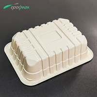 Plateau jetable en plastique PP de 800ml personnalisé pour porc, boeuf, sushi, nouilles, pain, conteneur de charcuterie à emporter à usage industriel