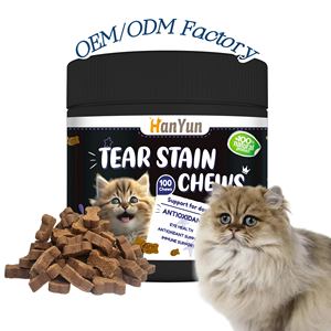 Nutrition pour animaux de compagnie de marque privée Complément alimentaire pour taches de larmes Mastics mous Protège les yeux Système immunitaire Enlever les taches pour chats et chiens - Product Image 1