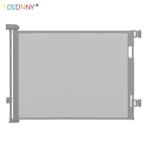 Barrière de sécurité rétractable pour bébé en maille PVC, barrière d'<span class=keywords><strong>escalier</strong></span> rétractable pour bébé, protection de porte de sécurité pour bébé, clôture de sécurité pour bébé - Product Image 1