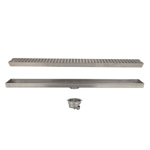 Largo <span class=keywords><strong>Rectangular</strong></span> de celosía de acero inoxidable suelo drenajes <span class=keywords><strong>para</strong></span> <span class=keywords><strong>ducha</strong></span> en el cuarto de baño - Product Image 3
