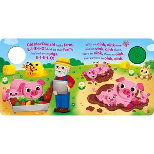 Livre sonore personnalisable « Old MacDonald Had a Farm » – Chansons de ferme classiques à chanter en famille – Livre cartonné robuste avec <span class=keywords><strong>module</strong></span> sonore de comptes-rendus pour enfants - Product Image 3