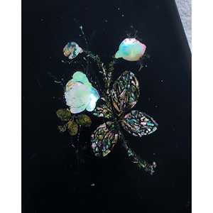 Porte-documents Daniele F. Premium en papier-maché incrusté de nacre véritable, élégant et durable - Product Image 6