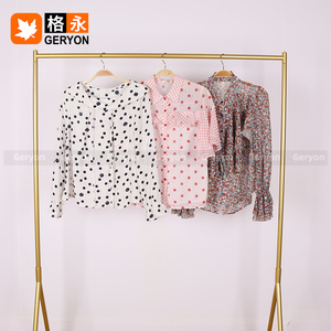 Geryon Vintage UK <strong>USA</strong> <strong>Used</strong> Clothes Ladies Silk Blouse Tops Bulk Silk Shirt <strong>Bundle</strong> Women Summer Top Second Hand <strong>Clothing</strong> Bales - Product Image 4