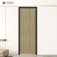 Portes en aluminium-bois respectueuses de l'environnement personnalisées avec réduction du bruit fini par les fabricants d'origine